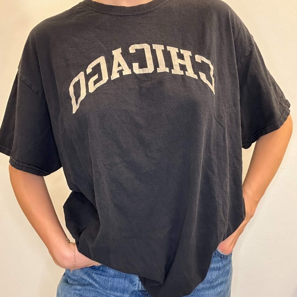 PrettyLittleThing Black Graphic Tee